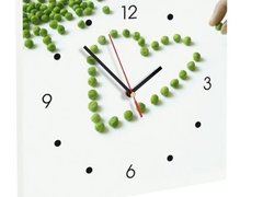 Ceas de perete din MDF - boabe de mazare My Clock